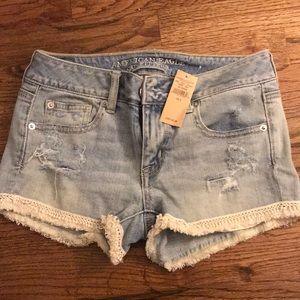 american eagle jean shorts